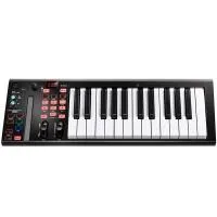 MIDI клавиатура [110105A2023] Icon [iKeyboard 3S] встроенный аудиоинтерфейс 24 бит/192 кГц, 25 полувзвешенных клавиш фортепианного типа, XLR микр. вход, 2x1/4" TRS лин. вход, 2х1/4" TS вход для педалей Expression и Sustain, USB-B