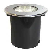 STUDIO DUE - PLASTIC CASE TER. TER-L3 RGBW. Монтажный стакан для светильников серии TERRA. Грунтовая или подводная (до 50см) установка. Габариты: 156х136мм.