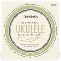 D`addario ej65s  струны для укулеле сопрано pro arte, чистый нейлон, 24-32-34-28