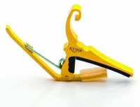 KYSER KG6Y - каподастр для акустической гитары, цвет ярко желтый