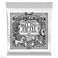 Ernie Ball 1525 5я струна для классической гитары.золотая оплётка, шарик, калибр .036