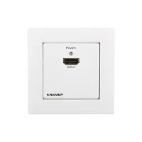 Kramer WP-3H2/EU-80/86(W)- Настенный усилитель-эквалайзер HDMI 2.0 с HDR и перетактированием