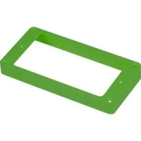 DIMARZIO MOUNTING RING BRIDGE POSITION GREEN DM1301GN пластиковая рамка под хамбакер для установки около бриджа, цвет зелёный
