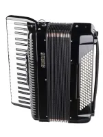 JH2008D-BLACK Аккордеон 41/120/7+2, черный, с футляром, Aurus