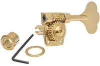 Bass guitar machine heads Gotoh Res-O-Lite GB528-L4-GG - Res-O-Lite series left side bass guitar machine heads with 1:26 ratio and GG finish, gilded