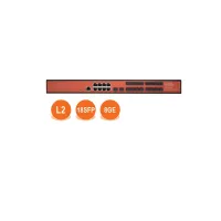 WI-GS5024, Коммутатор оптический управляемый L2, порты 18 SFP + 8 GE