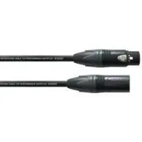 Cordial CSM 10 FM-CRYSTAL микрофонный кабель XLR female/XLR male, разъемы Neutrik crystalCON, 10,0 м, черный