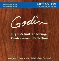 009367 HTC Nylon Комплект струн для классической гитары, сильное натяжение, Godin