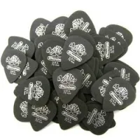 Dunlop 488r073 tortex pitch black standard 72pack  медиаторы, толщина 0.73 мм, 72 шт.