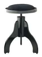 LK Electronic PB005 банкетка для пианино круглой формы три ноги, диаметр 350 мм, высота 450-550 мм, вес 5 кг