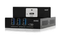 Qtex QVE U3-102D- Комплект из приемника и передатчика сигнала USB 3.2 Gen1 по кабелю витой пары HDBaseT, расстояние приема до 100 м