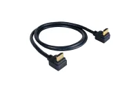 Высокоскоростной кабель HDMI [97-0144003] Kramer Electronics [C-HM/RA2-3] с двумя угловыми разъемами, 0,9 м