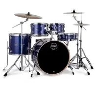 Mapex VE5295FTCVI Ударная установка из 5-ти барабанов, Venus series: BD2216, TT1007, TT1208, FT1614, SD1450, TH652, педаль P410, стойки: S400, H410, B400*2, стул T400, тарелки 14"HIHAT + 16" CRASH + 20" RIDE, цвет BLUE SKY SPARKLE