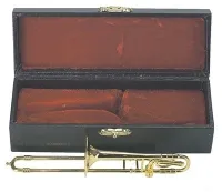 GEWA Miniature Instrument Trombone сувенир тромбон, латунь, 15 см, с футляром