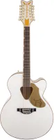 Gretsch G5022CWFE-12 Rancher™ Falcon Jumbo 12-String Cutaway Electric, Fishman® PU, White Электроакустическая гитара, цв. белый
