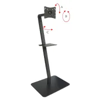 OMB CLOUD MAXI (black) - Стойка напольная для монитора 55"