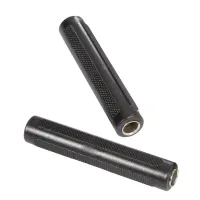 Adam hall 7551 - адаптер trs 6.3 mm stereo (f) - trs 6.3 mm stereo (f), черный