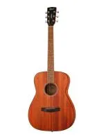 AF510M OP акустическая гитара, корпус Concert, верх и корпус махагон, гриф из красного дерева с накладкой из палисандра, мензура 25.6" (650 мм), цвет Open Pure, Cort