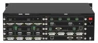 [VWP-12x24] Видеопроцессор модульный Digis 12x24 (3U шасси), до 4K, до 8 слоев, HDMI / DVI / DP / SDI / Аудио, бесподрывный, Предпросмотр, OSD, RS232, GUI