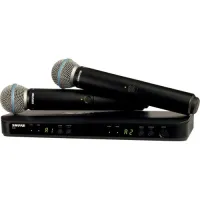 SHURE BLX288E/B58-M17 - Двухканальная радиосистема с двумя ручными передатчикакми BETA 58