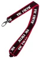 Шнурок с фирменным логотипом Vic Firth - удобный карабин для ношения бейджей, ключей, сотовых телефонов, usb-носителей и MP3-плееров
