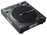 Rane TWELVE MKII - Моторизированный контроллер для имитации игры на виниле; 5.0 кгс/см (старт); 3.4 кгс/см (проигрывание) / Low: 3.2 кгс/см (старт); 1.4 кгс/см (проигрывание); Скорость: 33 1/3, 45 об/мин; Pitch range: +8%, +16%, +50%; USB 2.0
