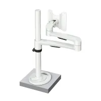 Kondator 438-LC26W- Настольный шарнирный кронштейн серии OSLO для 1 монитора, макс. нагрузка 14 кг, струбцина, белый
