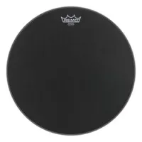 Remo be-0816-es  16" emperor black suede, пластик для барабана, двойной, черный