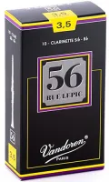 Clarinet reeds Vandoren 56 rue Lepic CR5035 - 56 rue Lepic clarinet reed with thick heel and accentuated heart with strength 3.5. Price per pack of 10 pieces