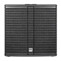 HK AUDIO ELEMENTS E 115 Sub D Профессиональная активная низкочастотная акустическая система. Компонент серии ELEMENTS. Пиковая мощность 1500 Вт. Конфигурация - 15"х1, встроенный управляющий 24-bit DSP, 2 усилителя класса D (1500 + 900 Вт).