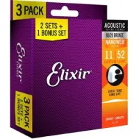 Elixir 16538  струны 80/20 bronze acoustic nanoweb