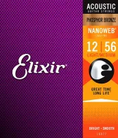 Elixir 16077 Nanoweb - Струны для акустических гитар