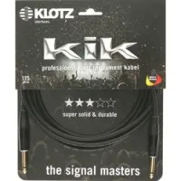 Klotz kikkg3.0ppsw  инструментальный кабель джек моно/ джек моно, 3 м, позолоченные разъемы klotz