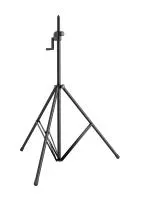24615-000-55 Konig&Meyer Стенд для громкоговорителей с червячным механизмом подъема, аллюмий, черный, регулируемая высота 1155-3000мм, макс.нагрузка 35кг, диаметр трубы 35мм, вес 7,9кг. Германия