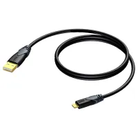 Procab CLD612/1.5- Кабель USB тип A (вилка) – micro USB тип A (вилка)