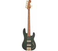 CHARVEL Pro-Mod San Dimas Bass JJ V Lambo Green Metallic бас-гитара 5-струнная, цвет - зеленый