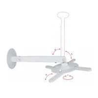 OMB GYRO PROJECTOR 300-500 (white) - Крепеж потолочный для проектора