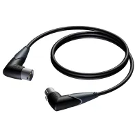 Procab CLA904/10- Аудиокабель XLR 3-pin, угловой (вилка-розетка)