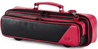 Flute case cover Gard Bags GB-161DMLP - Сумка из натуральной кожи для флейты в футляре с наружным карманом. Цвет черный с розовой отделкой