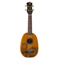 Укулеле концертная Luna Mahogany Tattoo с пьезодатчиком и чехлом