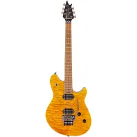 EVH WG STD QM, BKD MPL FB, TRANS AMBER электрогитара