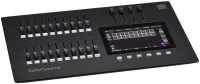ETC ColorSource 20 AV console Пульт управления световым оборудованием на 2560 DMX-каналов и 80 управляемых приборов. TFT LCD-экран с задней подсветкой и емкостным сенсорным мульти-тач интерфейсом, диагональ 7”, разрешение WVGA 800x480 пикс., глубина цвета