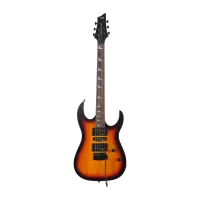 SQOE Seib370 sunburst электрогитара