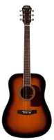 Aria AD-20 BS Гитара акустическая, 6 струн, верх: Спрус, задняя и боковые стороны: Mahogany