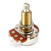 GEWA 943.050 Потенциометр WSC 250 ком, А логарифмический, большой корпус, длинная ось с зубчиками, латунная резьба, Partsland (#E77213 / CSPN2401-28SA250K-Metric)