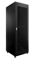 Caymon SPR842GG Шкаф напольный 19''. Поставляется в полностью собранном виде. Материал сталь. Шкаф оснащен двумя перфорированными стальными дверьми (спереди и сзади).  Монтажная высота 42U. Габаритные размеры, мм (Ш x В (включая ножки) x Г): 600 x 1985 (2
