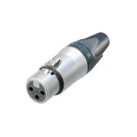 Neutrik NC3FXX-HE- Кабельный разъем XLR 3-pin (розетка), на кабель диаметром 3,5–8,0 мм, под пайку