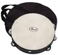 PEARL PETM-20 - концертный тамбурин, 10". Корпус: деревянный. Джинглы: сталь. Комплект: мягкий чехол