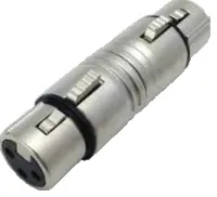 ROXTONE RA001 Переходник 3P XLR Female - 3P XLR Female, Metal