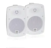 AMC POWER BOX 61 (RAL 9017) Комплект из двух акустических систем с кронштейнами, Размер: 302х196х193мм. Цвет: черный, Масса: 5кг. активная и 3,2кг. пассивная колнка. 2комплекта. в коробке: ??х??х??см.